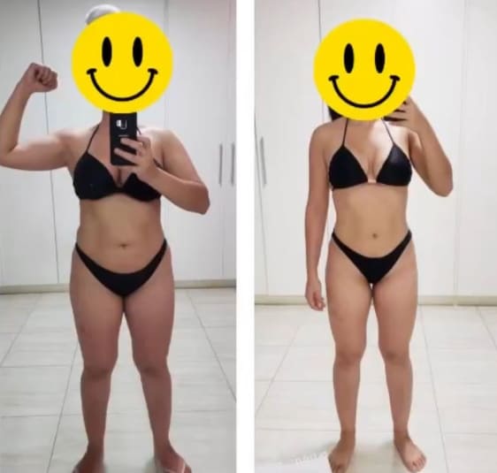 Manteve o peso, porém aumentou massa muscular e diminui gordura. Isso é uma recomposição corporal de milhões.